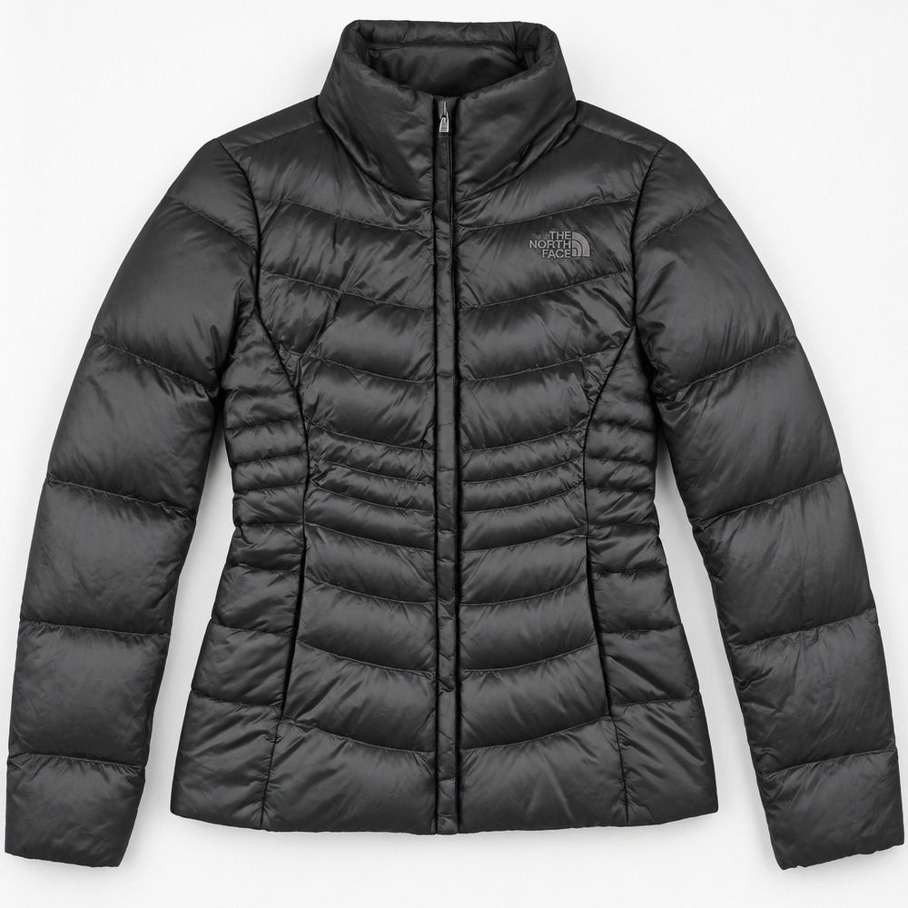 The North Face Womens XS Black Quilted Goose Down Puffer Jacket Coat